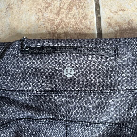 Lululemon Speed Tight IV *Rulu Side Pocket Black Heathered Black‎ Size 6 - Picture 11 of 12